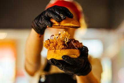 Sriracha Chicken Burger 